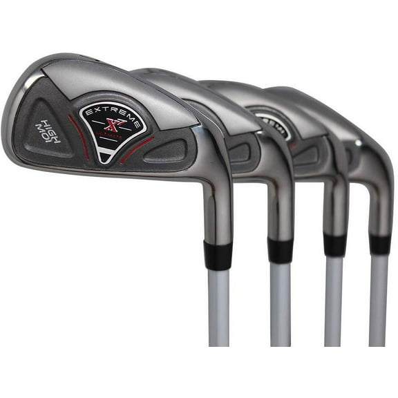 Extreme X7 High MOI Complete 4-Piece Men's Iron Set (7-PW) Right Handed Regular R Flex Graphite Shafts