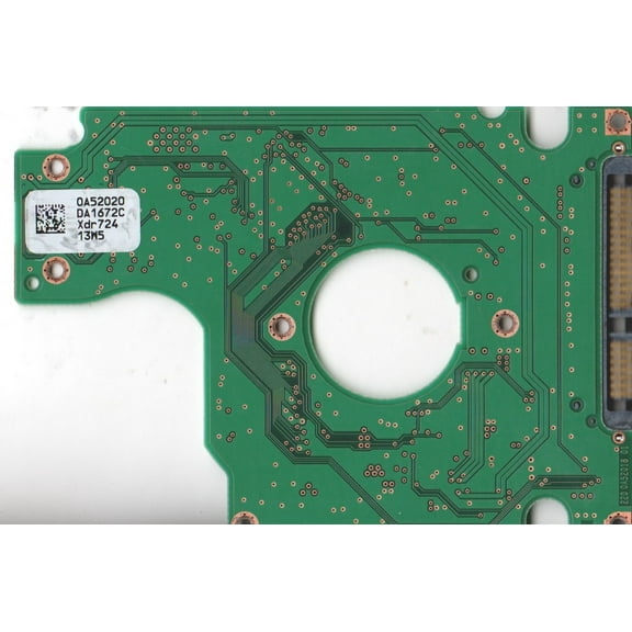 HTS541612J9SA00, 0A52020 DA1672C, 0A50686, DA1587, Hitachi SATA 2.5 PCB