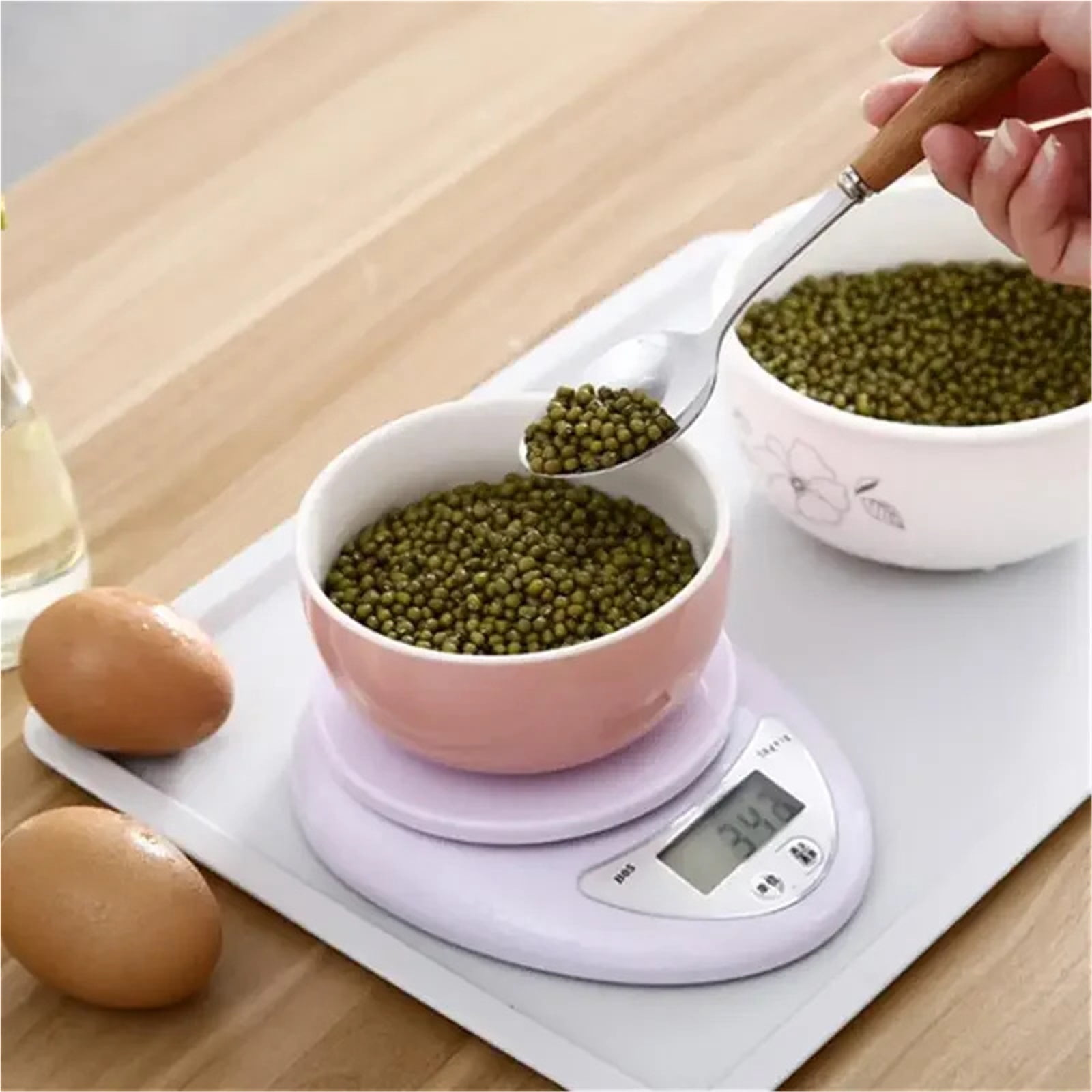 1pc 5kg LED Portable Digital Scale Scales Food Balance Measuring Weight Kitchen Electronic Scales Small Scale Weighing in Grams