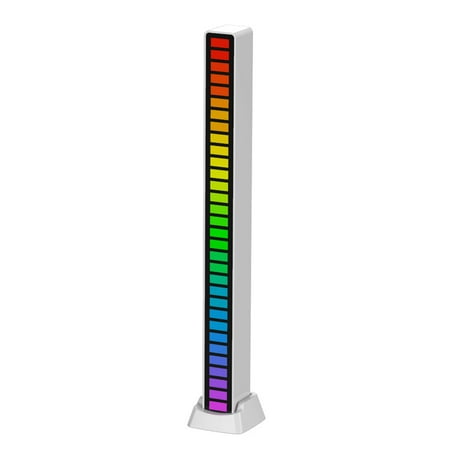 

Romacci RGB LED Light Sound Control Pickup Rhythm Light Car and Home Music Light Colorful Light Tube Energy-Saving Lamp