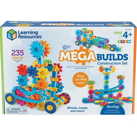 UPC: 0765023092493 | Learning Resources Gears Gears Gears Mega Makers 235 Pieces