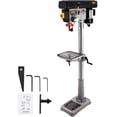 thumbnail image 1 of 15in Floor Drill Press with 7.5A Copper Motor Variable Speed 288-3084 RPM Adjustable Tilting Worktable for Wood and Metalworking, 1 of 7