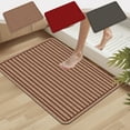 thumbnail image 1 of Bowayaoa Uncomplicated Striped Diatom Mud Door Mat, Water Absorbing Fast Drying Bathroom Floor Mat, Non Slip Dirt Counteractive Rug for Entryway, 1 of 7