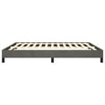 thumbnail image 6 of vidaXL Bed Frame Platform Bed Mattress Foundation Bedroom Furniture Velvet, 6 of 8
