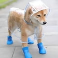 thumbnail image 3 of GASTROPOD 4 Pcs Waterproof Dog Boots Shoes Puppy Non-Slip Rain Shoes Pet Boots for Rain Day Middle and Small Dogs, Dog Shoes for Large Dogs, 3 of 7