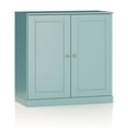 thumbnail image 4 of 100% Solid Wood 32" Bathroom Cabinet with Solid Doors and Adjustable Shelves, 4 of 5