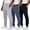 Set 7, variant on Real Essentials 3 Pack: Men's French Terry Fleece Active Casual Jogger Sweatpants with Pockets (Available in Big & Tall)