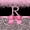 Pink Black R, variant on Erosebridal Pink Leopard Print 7-Piece Twin Bedding Sets,Chic Glitter Print A Alphabet Bedding Comforter Set For Kids Girls,Black Reversible