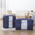 thumbnail image 5 of Travelwant Foldable Comforter Storage Bag, Large Organizers for Blankets, Pillow, Quilts, Linen, Storage Containers with Thick Fabric, Sturdy Zipper, 5 of 7