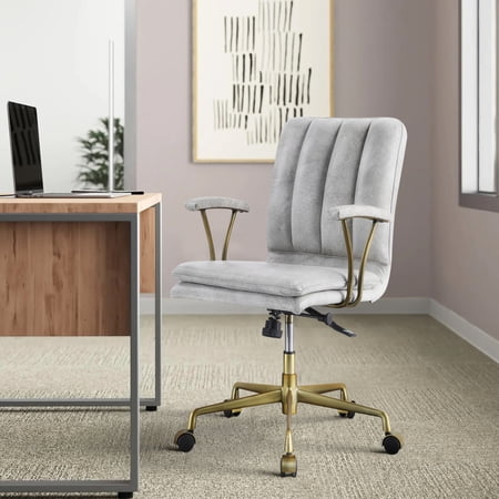 white and chrome vintage office product