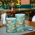 thumbnail image 3 of Yayeee Flameless Candles with Remote Flickering Battery Operated Multi Color Changing, Orange Tree Pattern, 3 of 7