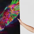 thumbnail image 3 of Orinice Colorful Bird Wings Bathroom Decor Set with Hooks, Luxurious Graphic Print Polyester Fabric Shower Curtain Set, Washable, 100% Polyester Fiber, Multi Size 36x72, 3 of 7