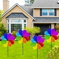 thumbnail image 7 of nTRIUQJ Rainbow Windmill Outdoor Garden Interactive Educational Toy for Skill Development and Sensory Play Multicolour1,Multicolour2, 7 of 7