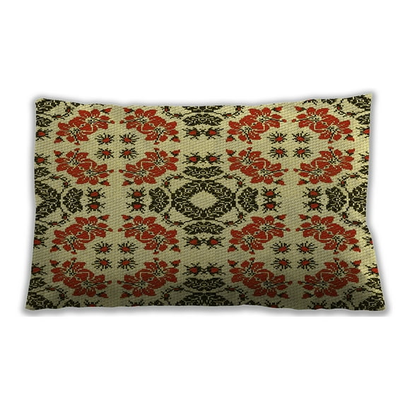 Ahgly Company Indoor Rectangular Contemporary Lumbar Throw Pillow, 13 inch by 19 inch
