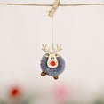 thumbnail image 4 of Fiudx Decoración del hogar Decoración navideña F Colgante de cervatillo Colgante Árbol de Navidad, 4 of 7