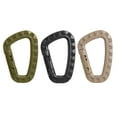 thumbnail image 5 of Outdoor Carabiner D Rings Spring Gear Clip Fast Carabiner Plastic Hook Backpacks Hangings Buckle, 5 of 8