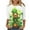 S13-Green, variant on successthop St Patricks Day Clothes for Women Green Oversized Crewneck Outfits 3/4 Sleeve Blouse Plus Size Shirt 5XL