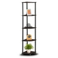 Furinno 99811 TurnNTube 5Tier Corner Display Rack Multipurpose