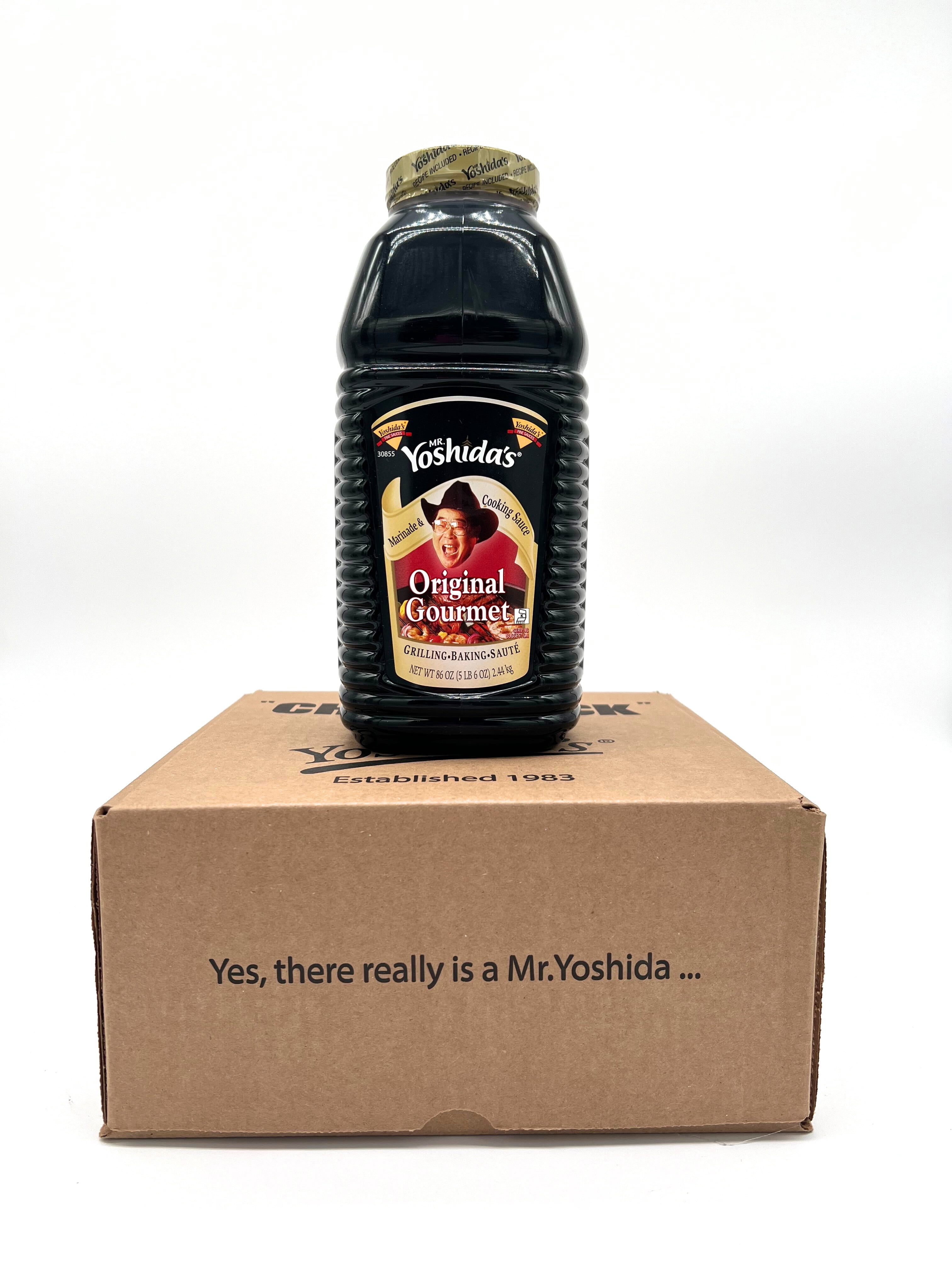 Mr. Yoshida's Original Japanese Barbecue Gourmet Marinade & Cooking Sauce, 1 - 86 oz Chef Size Bottle