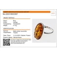 thumbnail image 4 of Sterling Silver and Baltic Honey Oval Ring, 4 of 7