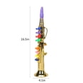 thumbnail image 3 of Gold Childrens 8 Note Saxophone Toy Musical Instrument For Pretend Play, 3 of 7