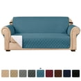 thumbnail image 1 of CHOK 2024 1-Piece Reversible Sofa Cover Quilted Slipcover (Sofa  Gray), 1 of 6