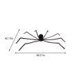 thumbnail image 3 of Teissuly Clearance Halloween Spider Motion Voice Activated, Outdoor Halloween Decorations Scary Spider Fake Hairy Spider Props For Halloween Yard Creepy Party Decor(Without Net)(Black, ) Teissuly WER202308290270, 3 of 7