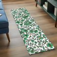 thumbnail image 4 of Sage Green Floral Washable Runner Rugs 2'x6', Botanical Farmhouse Nature Low Pile Throw Entryway Rug Non-Slip Sturdy Edge Binding Carpet for Indoor Bedside Entrance Bedside, 4 of 9