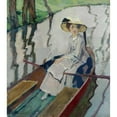 thumbnail image 2 of Leo Putz 15x17 Black Ornate Wood Framed Double Matted Museum Art Print Titled - Gray Autumn Day (1909), 2 of 5