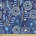 thumbnail image 1 of Botanical Sofa Upholstery Fabric by the Yard, Nature Beauty Pattern with Abstract Design Dandelions, Decorative Fabric for DIY and Home Accents, Dark Lavender Multicolor by Ambesonne, 1 of 5