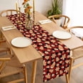 thumbnail image 3 of Gingerbread Man Table Runner 72 Inches Long Farmhouse Dress Scarves, Christmas Red Black Buffalo Plaid Xmas Dining Tablerunner for Coffee Table/Kitchen Island/Party Décor, 13" x 72", 3 of 8