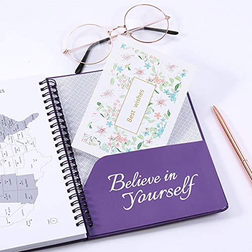 2021 Planner Weekly /& Monthly Planner with Tabs Flexible Cover 6.45/" x 8.45/"