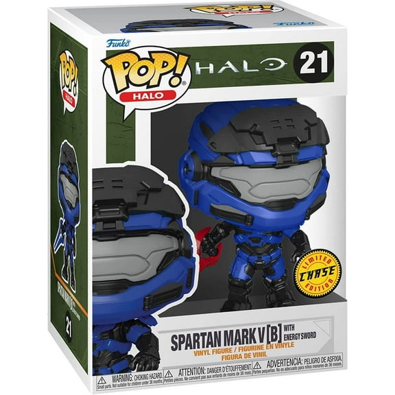 Funko Pop! Games - Halo - Halo Infinite - Spartan Mark V with Red Energy Sword Limited Edition Chase