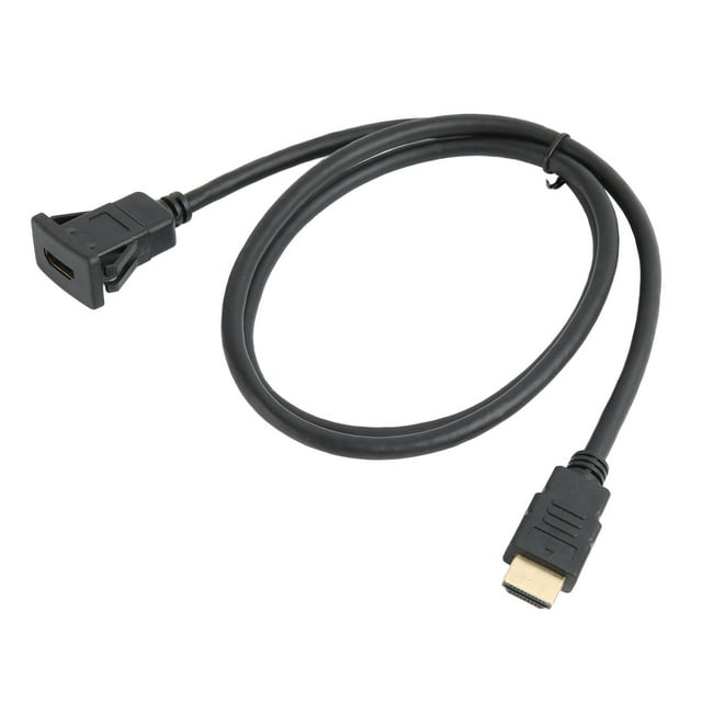 Cable De Extensión De Interfaz Multimedia De Alta Definición De 3 Pies, Cable De Extensión De Montaje Empotrado Para Tablero, Para Coche, Motocicleta, Barco