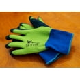 thumbnail image 3 of Men's XLarge Blue Solid Color Waterproof Gardening Gloves, by G & F Products (6 Pairs), 3 of 7
