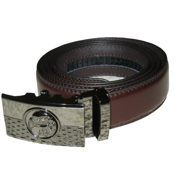 American Eagle Leather Ratchet Belt - Brown-up to 42 in - Riverview Enterprise