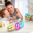 thumbnail image 5 of Fillable Metallic Easter Egg, Large 6 Inch Empty Plastic Surprise Eggs, Easter Themed Hunt Rewards Basket Stuffers Fillers Filling Treats Party Favor, 1 Pcs, 5 of 9