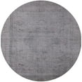 thumbnail image 1 of Ahgly Company Machine Washable Indoor Round Industrial Modern Sonic Silver Gray Area Rugs, 3' Round, 1 of 1