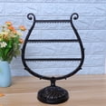 thumbnail image 3 of Simple Delicate Vintage Harp Design Ornament Rack for Fashionable Girl Size S（Black）, 3 of 5