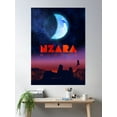thumbnail image 2 of Nzara Hunger The Movie Poster Poster Wall Art, Modern Wall Decor, 12x18 UNFRAMED, 2 of 3
