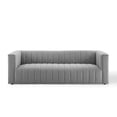 thumbnail image 2 of Modway Reflection Channel Tufted Upholstered Sofa in Light Gray, 2 of 3