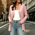 thumbnail image 4 of FchengtaiS Womens Lightweight Cardigans Long Sleeve Open Front Casual Cardigan with Pockets, 4 of 7