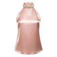 thumbnail image 4 of Qulqfy Womens Tank Tops Cotton Casual Scoop Neck Pink Sleeveless Flowy Tunic Stretch Summer Tops XL, 4 of 8