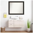 thumbnail image 2 of Amanti Art Custom Framed Wall and Bathroom Mirror (35 x 41 in.), Accent Bronze Frame, 2 of 7