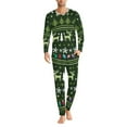 thumbnail image 3 of Renewold Men's Pajama for Family Christmas 2 Pieces Reindeer Xmas Trees Sleepwear Lounge Set Size 6XL Stretchy Pj Athletic Tracksuit 2PCS Loose Fit Jogger Clothing, 3 of 5