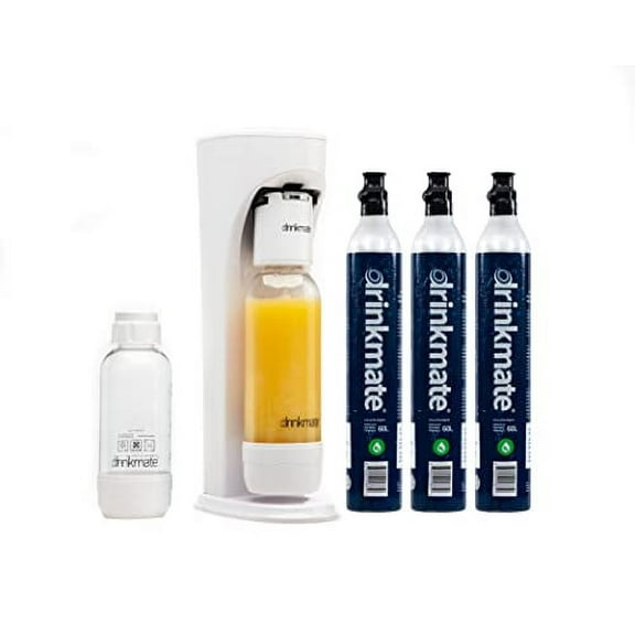 Drinkmate Sparkling Water and Soda Maker Bundle, Carbonates ANY Drink