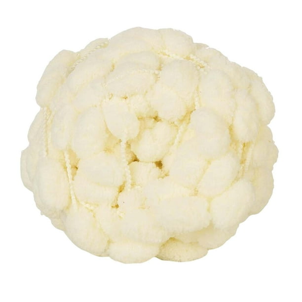 Hilo grueso de peso para tejer con brazos, cómodo y suave, hilo gigante para crochet. Beige