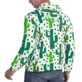 thumbnail image 6 of Lsque Cactus 1 Pattern Casual Men's Hoodie,Hooded Sweatshirt with Kangaroo Pocket,Pullover Hoodie-Small, 6 of 7