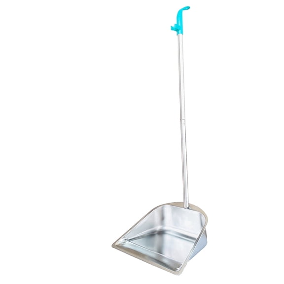 Upright Dust Pan, 33.5x10.7x10.3in Stainless Steel Dustpan Long Handle