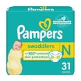 thumbnail image 1 of Pañales Pampers swaddlers recién nacido unisex 31 pzas, 1 of 4